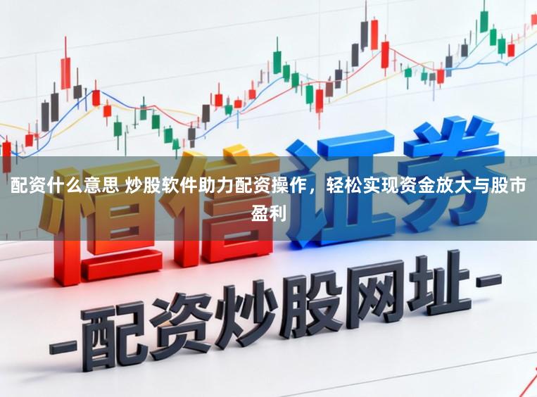 配资什么意思 炒股软件助力配资操作,轻松实现资金放大与股市盈利